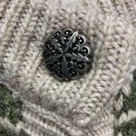 Alps Women's Apparel Wool Blend Fair Isle Knit Cardigan Sweater Button Up Sz S Green Photo 9