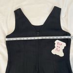 Tiki classics sz6 black w/Palm tree boarder 100% silk sleeveless sheath EUC Size 6 Photo 6