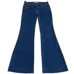 Free People  Flare Stretch Jeans Retro Country Cowgirl Rodeo Size 24 Photo 1