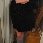 Boohoo SEQUIN VELVET SWEETHEART SKATER DRESS Photo 2