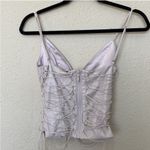 House Of CB  'Antonella' Off White Vegan Leather Corset NWOT size L‎ Photo 3