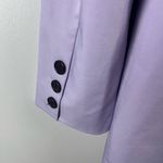 Avec Les Filles Women's Boyfriend Lined Blazer Size M Lavender shoulder pads Photo 5