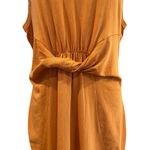 l*space L* Amber Seaview Twist Mini Dress Sleeveless Coverup Cotton Yellow Gold XL Photo 5