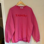 The Mayfair Group Empathy Always Crewneck in Pink L/XL REVOLVE Size undefined Photo 3