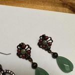 Avon / LC Signed Lot Of 2 Bead Dangle Drop Beaded Pierced Earrings Photo 3