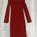 Capella Rust/ Burgundy Sweater Dress Photo 0