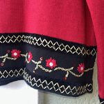 Vintage Christmas Cardigan Sweater BEREK by Takako Saxon Photo 3