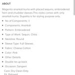 Brand new Ikshita Choudhary
Sequin Embroidered Anarkali Pink Size XL Photo 1