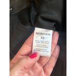 retrofete Adrienne Leather Zip Front Mini Skirt Black Womens Size XS Photo 11