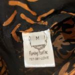 Flaming pearl resort wear festival beach brown & black tank sleeveless dress med Photo 5