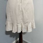 Trixxi Women Elegant Fit and Flare Cream Off-Shoulder Faux-Wrap Dress Size L Photo 7