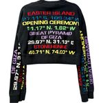 Opening Ceremony Destination Hand Knit Crewneck Printed Sweater Size XS $350 Photo 6