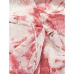 Rococo Sand Ava Rosewood Tie Dye Print Faux Wrap Ruffle Mini Dress Size M Size M Photo 4