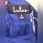 Lulu's Royal Blue Midi Dress. Size Photo 3