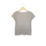 Mango MNG Women’s Striped T-Shirt SZ S – Black & White Cotton Tee Photo 2