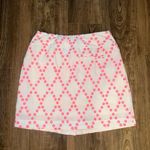 Lilly Pulitzer Luxletic Monica Skort In Prosecco Pink Oversized Diamond Eyelet Photo 3