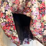 Papaya  Strapless Floral Fit & Flare Smocked Back Boho Cottagecore  Medium Lined Photo 6