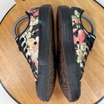 Converse Murrmiku Tropical Flower Print Low Top Sneakers Black Coral Green 7.5 Photo 4