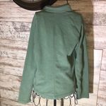 Patagonia synchilla green sweatshirt soft quarter zip size medium women’s Photo 3