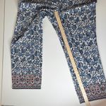 Talbots  Woman Floral Print Pants Sz 18W Wide Leg Elastic Waist Pull On Coastal‎ Photo 10