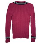 Ralph Lauren L-RL Lauren Active Cable Knit V Neck Rugby Cricket Sweater XS Photo 4