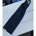 Diane Von Furstenberg  Dress Womens 2 Black Draped Neck‎ Empire Waist Mini Photo 4