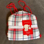 Women’s Christmas Plaid Pajama 3 Piece Set Size XS NWT Red Photo 1