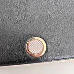 Henri Bendel  Black Leather and Ivory Woven Office Work Tote Bag Photo 7