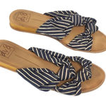 Dolce Vita Dv8 knotted Navy Blue/White Slides Size 9 Blue Photo 0