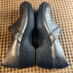 Born | Woman’s Slip On Clog Shoe Silver Metallic 9‎ Heeled Gray Photo 5