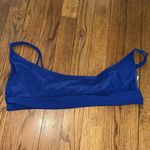 frankie's bikinis  Gavin Ribbed Scoop Bikini Top cerulean royal blue XXL Photo 1