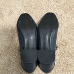 New Di Donna Mary Jane Block Heel Strappy Square Toe Navy Blue Leather French 39 Size 8.5 Photo 5