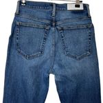 RE/DONE  High Rise Ankle Crop Jeans Mid70s Blue Women’s Size 25 Button Fly Photo 5
