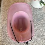Pink Sequin Women's Cowboy Hat with Brim lined with Blinking lights Photo 1