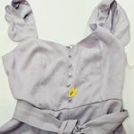 MORE TO COME Gloria Flutter Jumpsuit in Lavender small Purple Photo 11