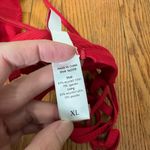 ANDIE String Bikini Set Ribbed Flame Red size XL NWT/NWOT Photo 7