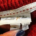 Anthropologie Meadow Rue Rust Waffle Knit Cowl Neck Tunic Sweater Size XS Photo 7