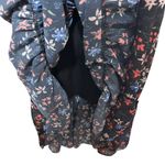 One One Six Womens Maxi Dress M Black Floral Boho Tiered Cottagecore Whimsigoth Size M Photo 6