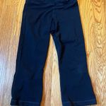 Lululemon gather and crow black crop leggings size 8 Photo 1