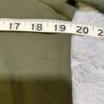 Live 4 Truth  olive green Lace-Up Blouse Photo 4