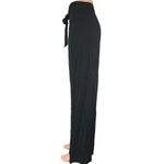 ASTR The Label Black High Waisted Tie Waist Straight Leg Trouser Pants Size XS Photo 1