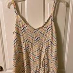 Ocean Pacific  rainbow stripe v neck tank top size xl Photo 3