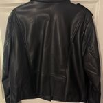 Nine West Black Leather Jacket Photo 2