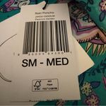 Vera Bradley  Rain Poncho Peacock Garden Hooded Packable NWT SM MED Photo 9