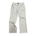NYDJ Linen Blend Wide Leg Pants Size 6 Beige Lift Tuck Slimming Fit Photo 1
