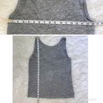 Theory Gray Linen Sleeveless Top Tank Low Back Layering Marled Insar XS New Photo 10