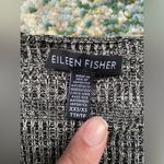 Eileen Fisher tencel split side short sleeve open loose sweater, size XXS/XS Photo 5