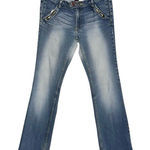 Fiorucci Y2K Medium Wash Mid-Rise Straight Leg Jeans Photo 0