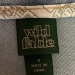 Wild Fable Blue Light Wash High Waist Mini Side Slit Denim Jean Skirt Size 4 Photo 3