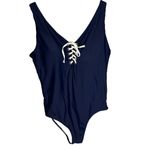 Summersalt  The Lace-Up‎ Backflip Navy Blue NWT Size 16 Photo 1